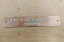 Load image into Gallery viewer, Two line Halter Plate - Great for Awards! - Aluminum