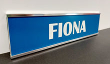 Load image into Gallery viewer, Stall Name Plate for Slider Set - Bold Lamacoid Plastic (PLATE ONLY)