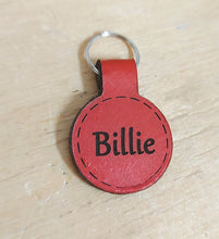 Load image into Gallery viewer, Leather Dog Tags - Round Shape - Quiet and Stylish - Painted