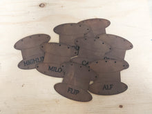 Load image into Gallery viewer, Engraved Leather Horse Name Tag for Rope Halters