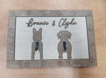 Load image into Gallery viewer, Dog Butt Leash Hook - Custom name and choose your dog breed - Option to add more dogs