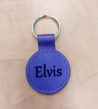 Load image into Gallery viewer, Leather Dog Tags - Round Shape - Quiet and Stylish - Painted