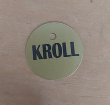 Load image into Gallery viewer, Horse blanket/ halter/bridle ID tag - Regular Size 1" - Aluminum