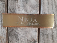 Load image into Gallery viewer, Stall Name Plate Slider Set - Aluminum