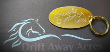Load image into Gallery viewer, Custom Engraved "Crazy Lady" Key Chain