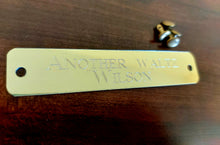 Load image into Gallery viewer, Two line Halter Plate - Great for Awards! - Aluminum