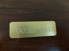 Load image into Gallery viewer, Tack Name Plate - 1" x 3" - Aluminum