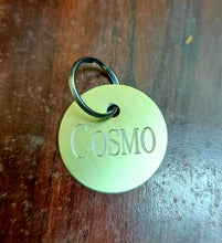 Load image into Gallery viewer, Horse blanket/ halter/bridle ID tag - Regular Size 1" - Aluminum