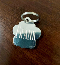 Load image into Gallery viewer, Custom Engraved Dog/ Cat Tag - Premium Glitter Paw Shape