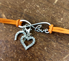 Load image into Gallery viewer, Love with Horseshoe Bracelet