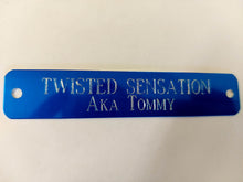 Load image into Gallery viewer, Two line Halter Plate - Great for Awards! - Aluminum