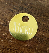 Load image into Gallery viewer, Brass ID Tags - Two Side Engravable