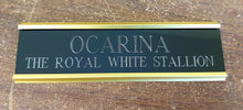 Load image into Gallery viewer, Stall Name Plate Slider Set - Aluminum