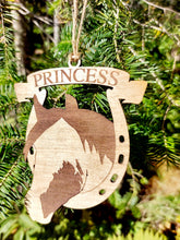 Load image into Gallery viewer, Christmas Ornaments - Horse - Customizable