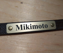 Load image into Gallery viewer, Bold Lamacoid Plastic Custom Engraved Halter Plate