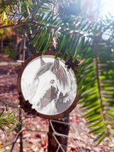 Load image into Gallery viewer, Custom Acrylic Photo Ornament with Wood Frame