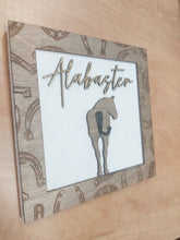 Load image into Gallery viewer, Horse Butt Hook Set - Custom name - Option to add more horses or dogs