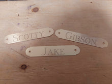Load image into Gallery viewer, Brass Halter Plate with Rivets