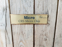 Load image into Gallery viewer, Stall Name Plate for Slider Set - Bold Lamacoid Plastic (PLATE ONLY)