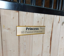 Load image into Gallery viewer, Stall Name Plate for Slider Set - Bold Lamacoid Plastic (PLATE ONLY)