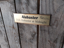 Load image into Gallery viewer, Stall Name Plate Slider Set - Bold Lamacoid Plastic - Realistic Metallic Options