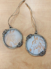 Load image into Gallery viewer, Custom Acrylic Photo Ornament with Wood Frame