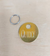 Load image into Gallery viewer, Brass ID Tags - Two Side Engravable