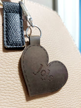 Load image into Gallery viewer, Leather Key Chain - Heart Shape