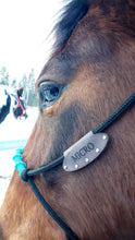 Load image into Gallery viewer, Engraved Leather Horse Name Tag for Rope Halters