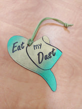 Load image into Gallery viewer, Leather Saddle 'Feather' - Hanging Saddle Decoration - Hat Shape