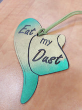 Load image into Gallery viewer, Leather Saddle 'Feather' - Hanging Saddle Decoration - Hat Shape