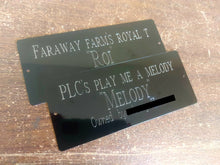 Load image into Gallery viewer, Custom Engraved Horse Stall Plate - Aluminum