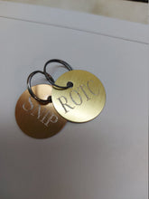 Load image into Gallery viewer, Horse blanket/ halter/bridle ID tag - Regular Size 1" - Aluminum