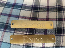 Load image into Gallery viewer, Aluminum Custom Engraved Horse Halter Plate
