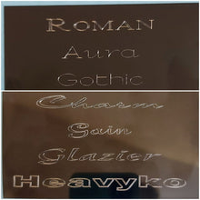 Load image into Gallery viewer, Custom Engraved Horse Stall Plaque - Aluminum Plates