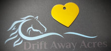 Load image into Gallery viewer, Custom Engraved Dog Tag - Heart Shape - Drag/ Rotary Engraved