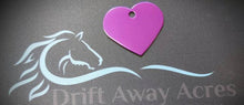 Load image into Gallery viewer, Custom Engraved Dog Tag - Heart Shape - Drag/ Rotary Engraved