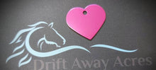 Load image into Gallery viewer, Custom Engraved Dog Tag - Heart Shape - Drag/ Rotary Engraved