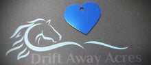 Load image into Gallery viewer, Custom Engraved Dog Tag - Heart Shape - Drag/ Rotary Engraved