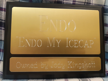 Load image into Gallery viewer, Custom Engraved Horse Stall Plaque - Aluminum Plates