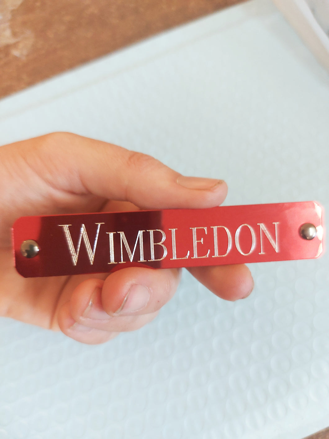 Aluminum Custom Engraved Horse Halter Plate